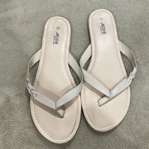 Ardene Nude Sandals - size 10
